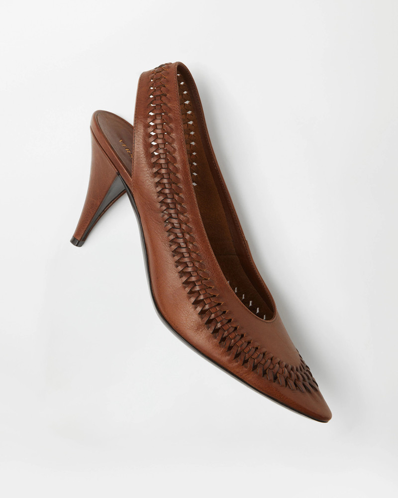 Vienna Leather Slingbacks 80 mm 4