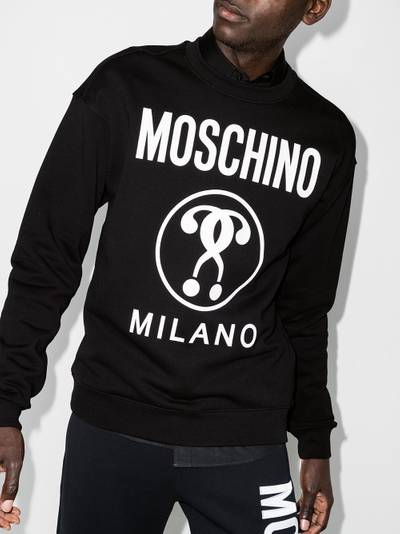 Moschino Double Question Mark sweatshirt outlook