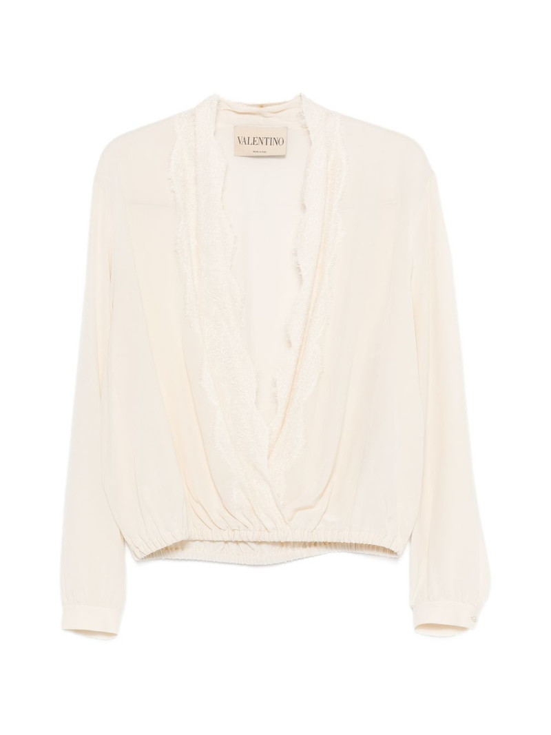 lace-neck blouse 1