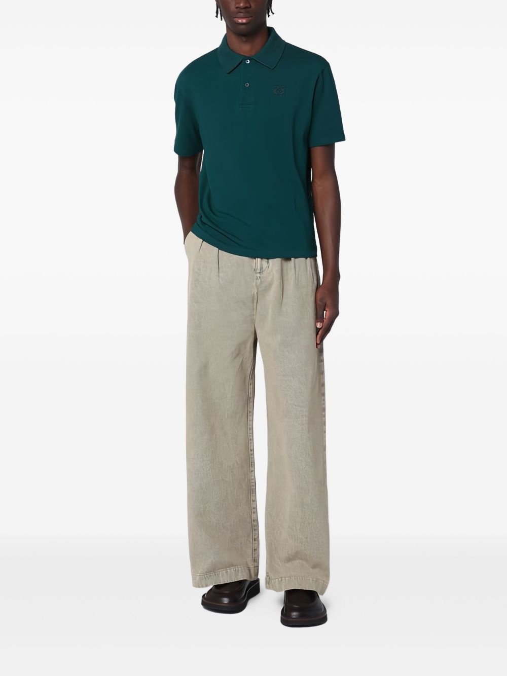 pleat-detailing jeans - 2