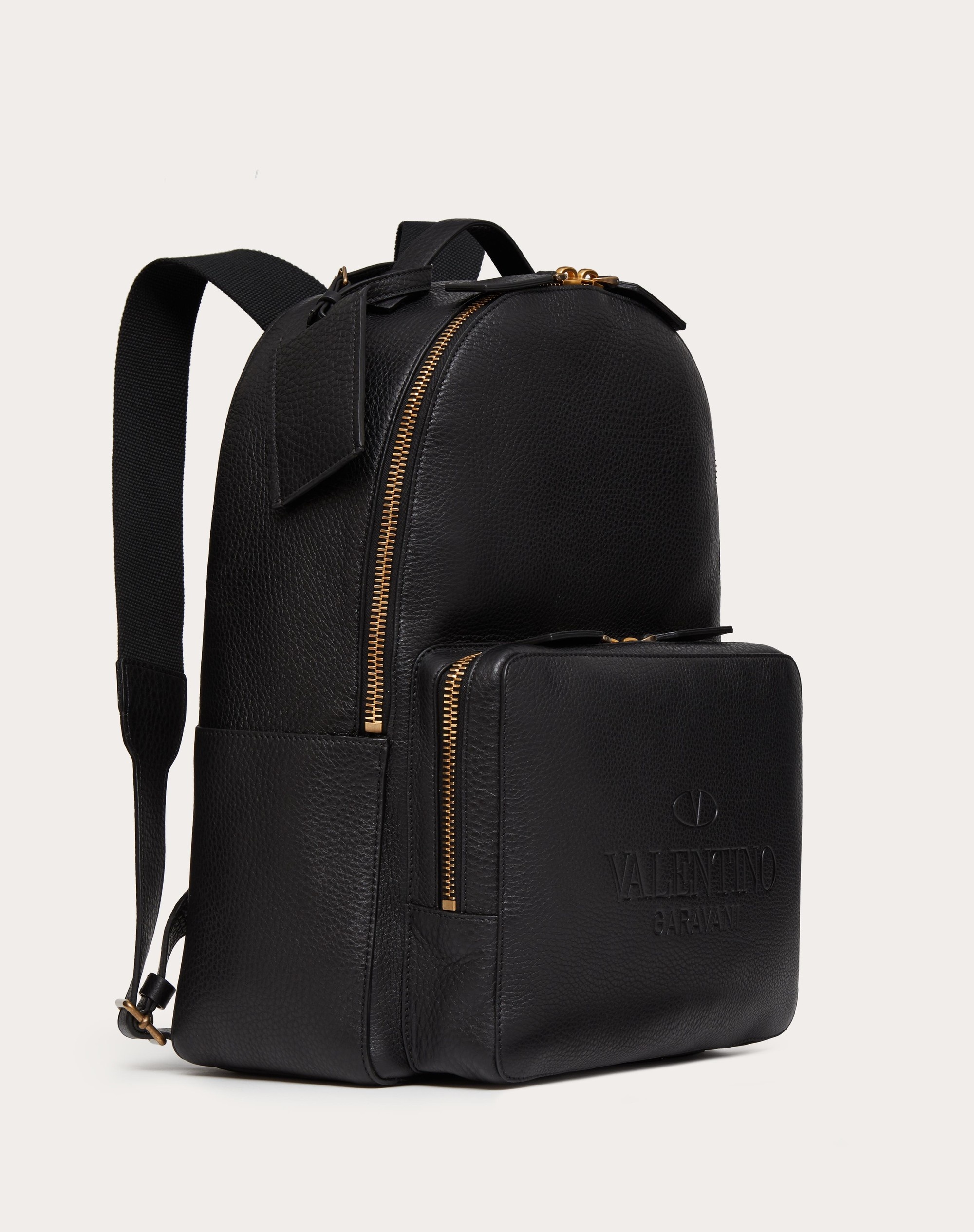 VALENTINO GARAVANI IDENTITY LEATHER BACKPACK - 2