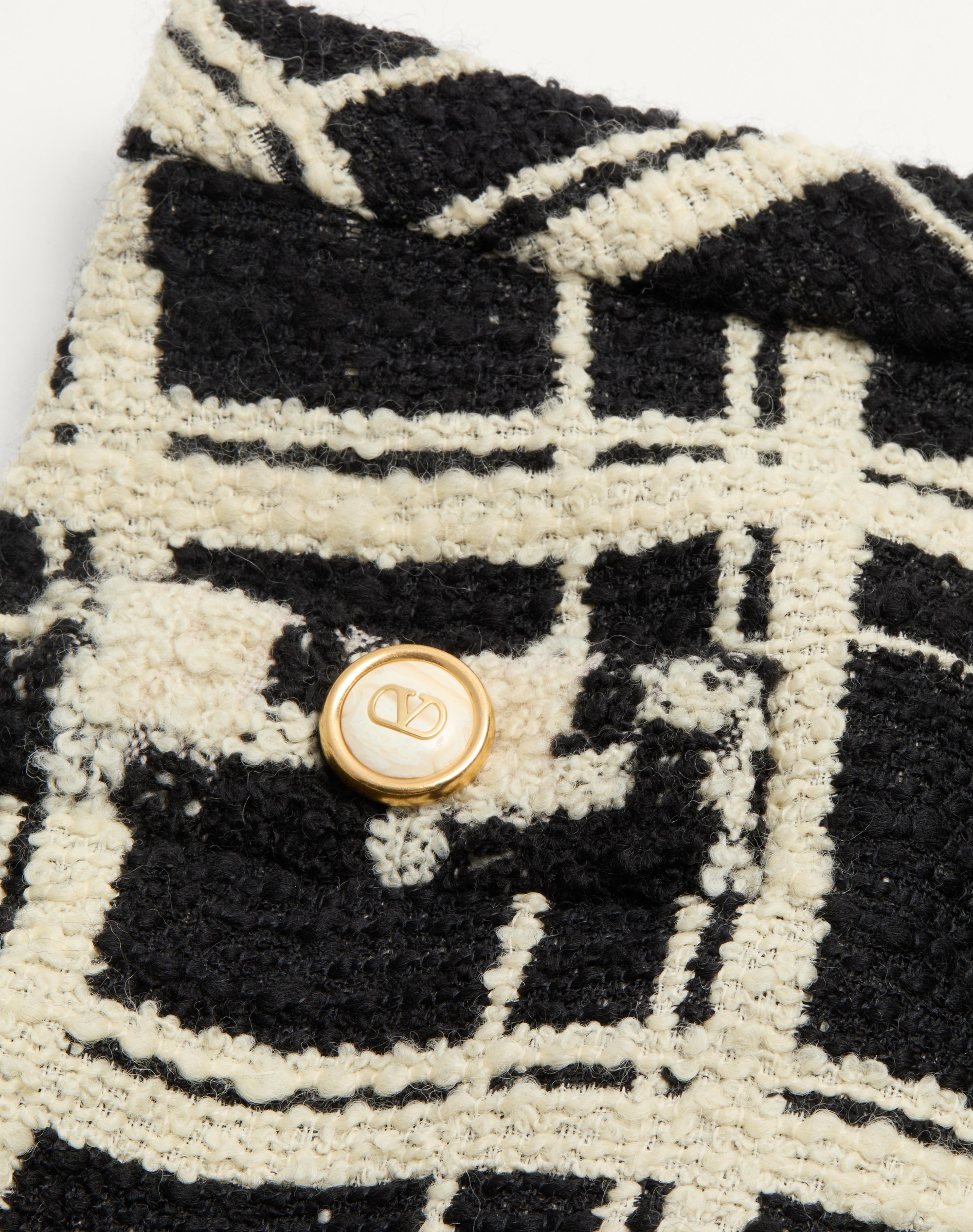 MACRO CHECK TWEED SKIRT - 8