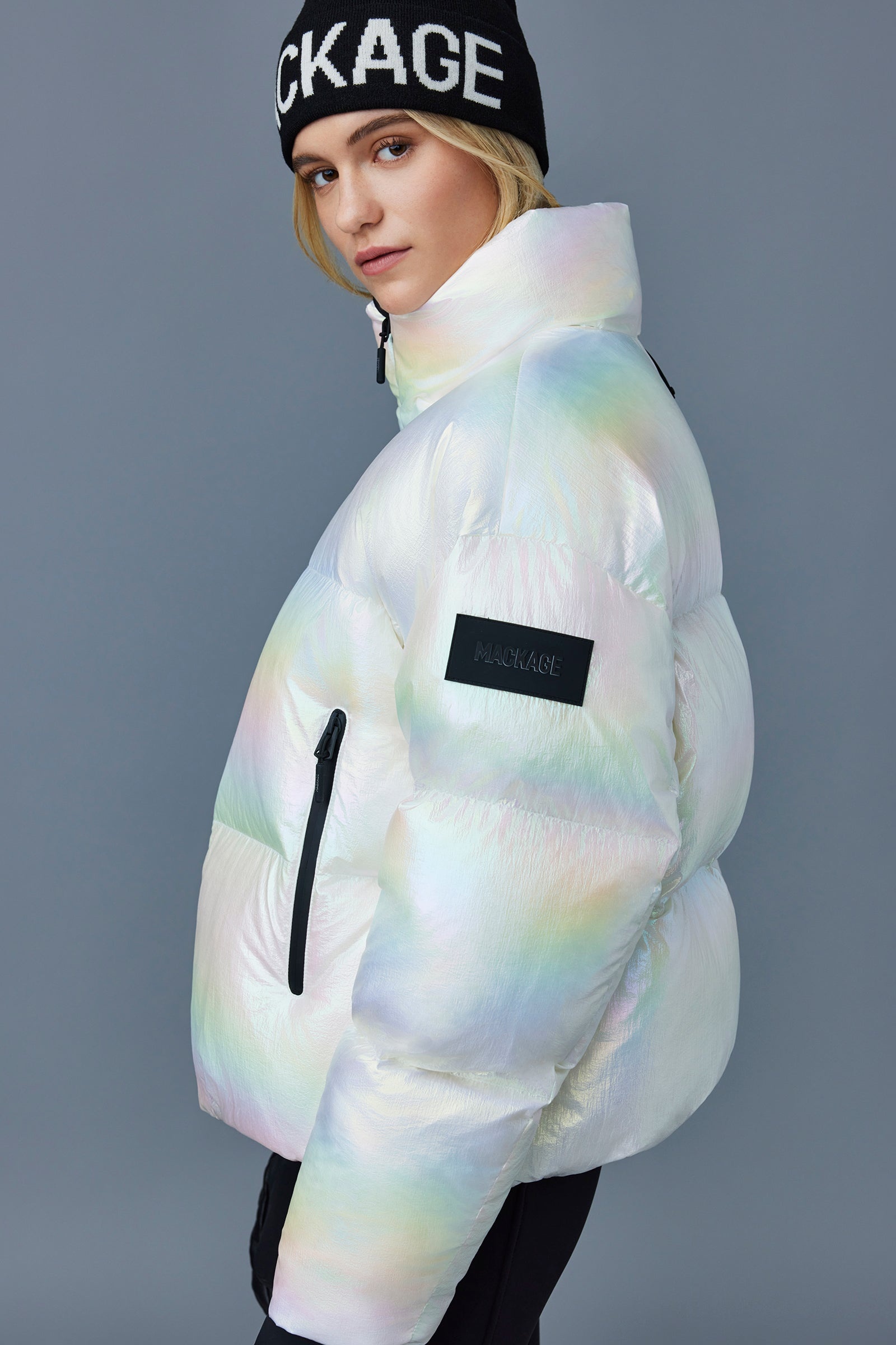 TESSY-PRL Quilted own jacket with removable hood - 5
