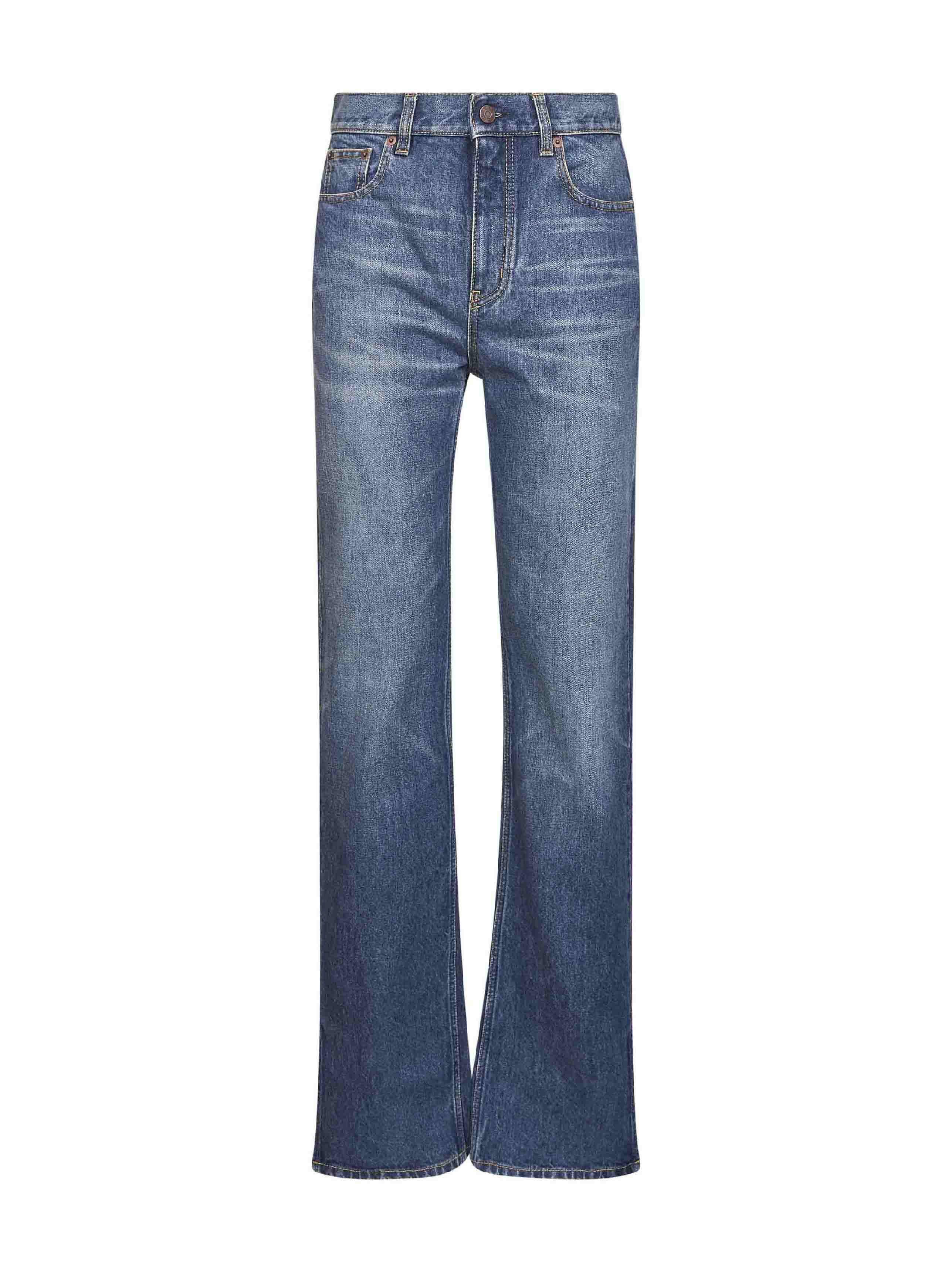 Chloé Women Blue Denim Straight Jeans - 1