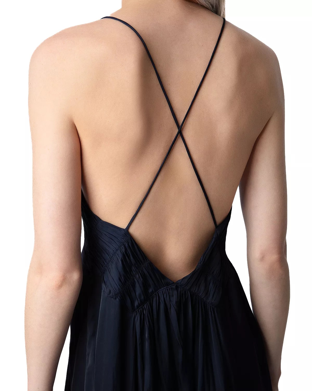 Rayonne Satin Maxi Dress - 5