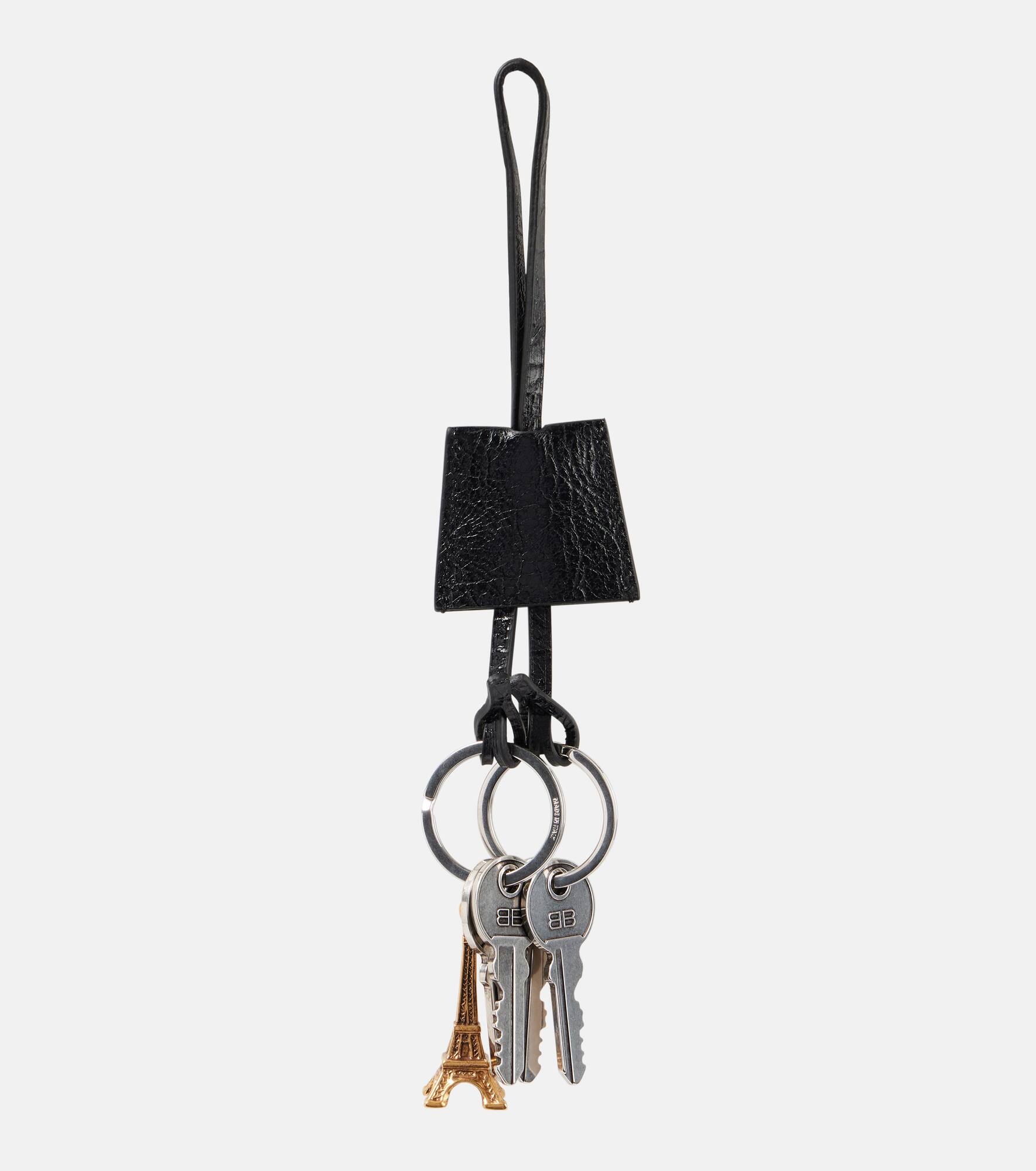 Le City Charm Eiffel leather keychain - 4