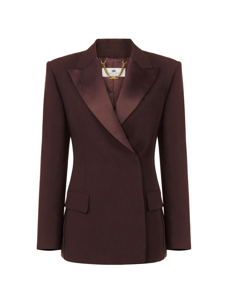 satin lapels double-breasted jacket 1
