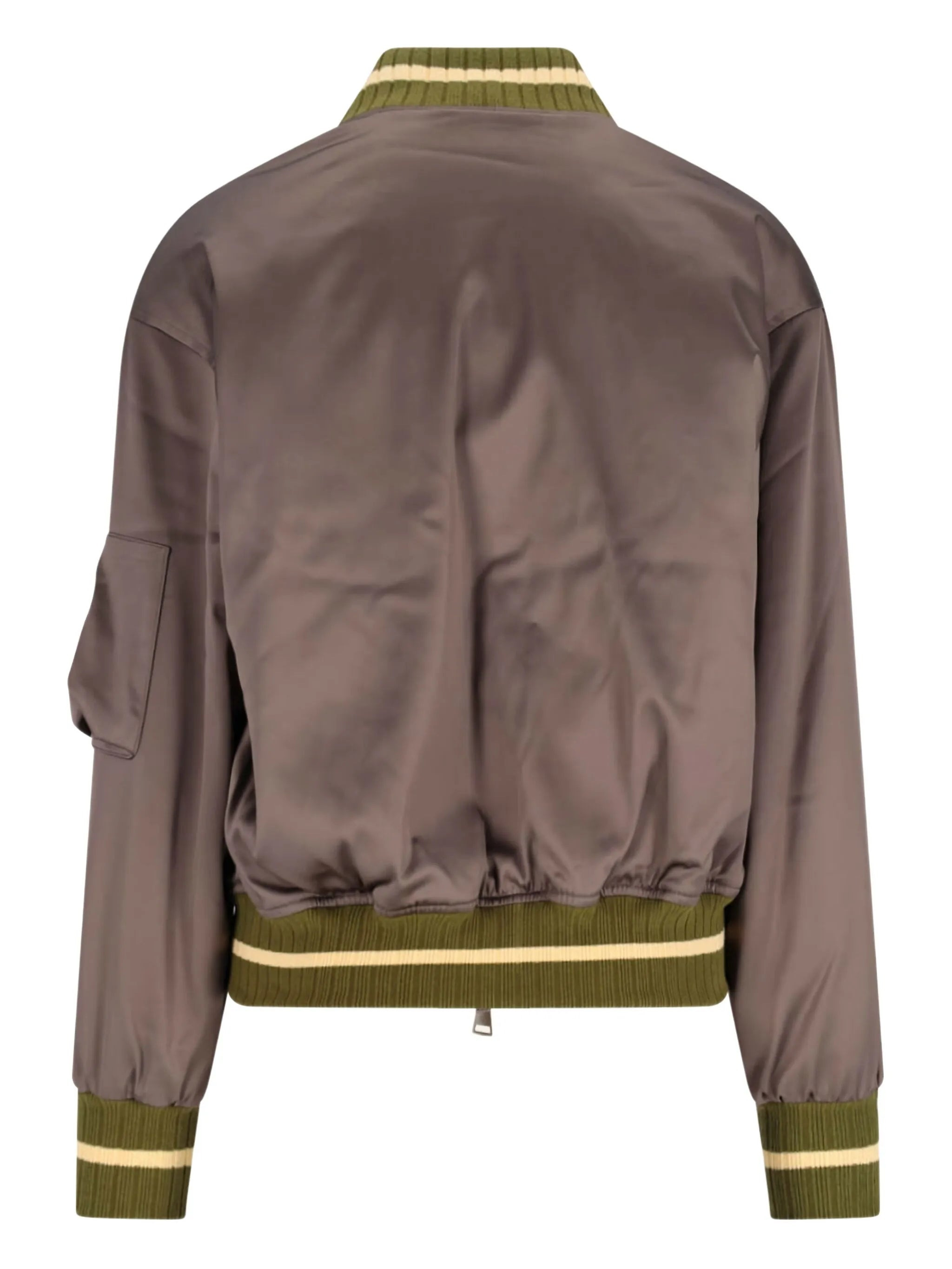 Vivienne Westwood Zip-fastening Ribbed-trim Bomber Jacket - 4