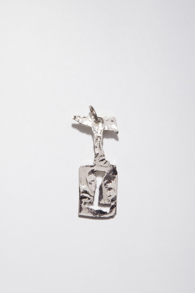 Acne Studios T pendant - Silver outlook