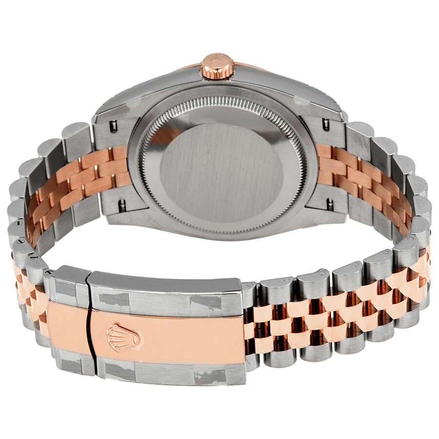 Rolex Datejust 36 Mother of Pearl Diamond Dial Automatic Men's Steel and 18kt Everose Gold Jubilee W - 3