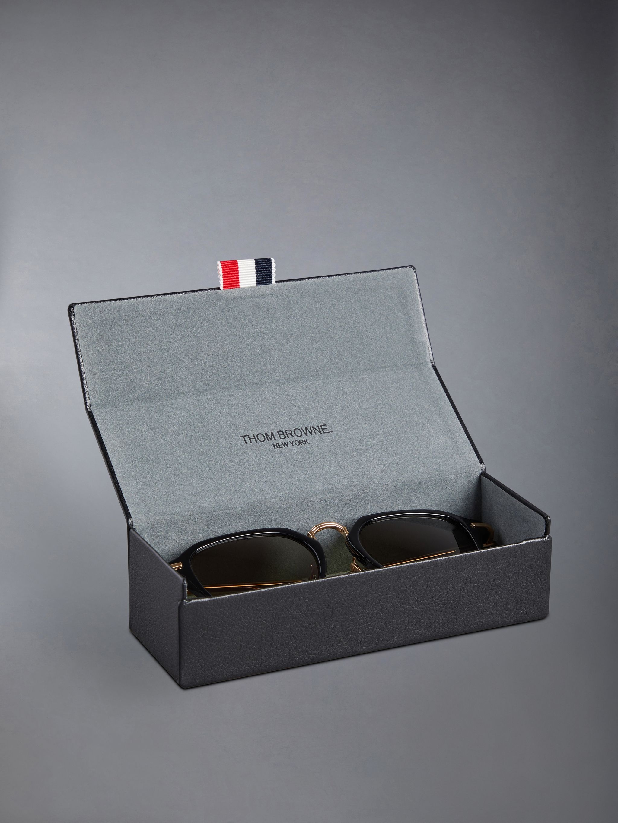 Acetate And Titanium Rectangular Sunglasses - 6