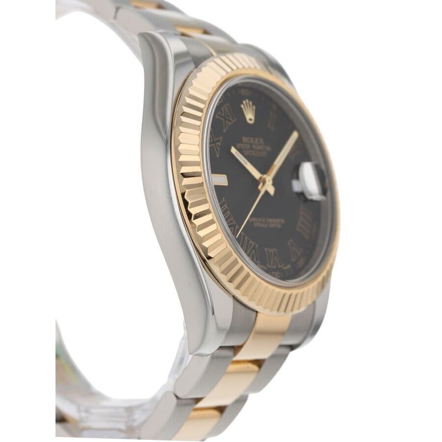 Pre-owned Rolex Datejust II Automatic Chronometer Grey Dial Men's Watch 116333 GYRO - 4