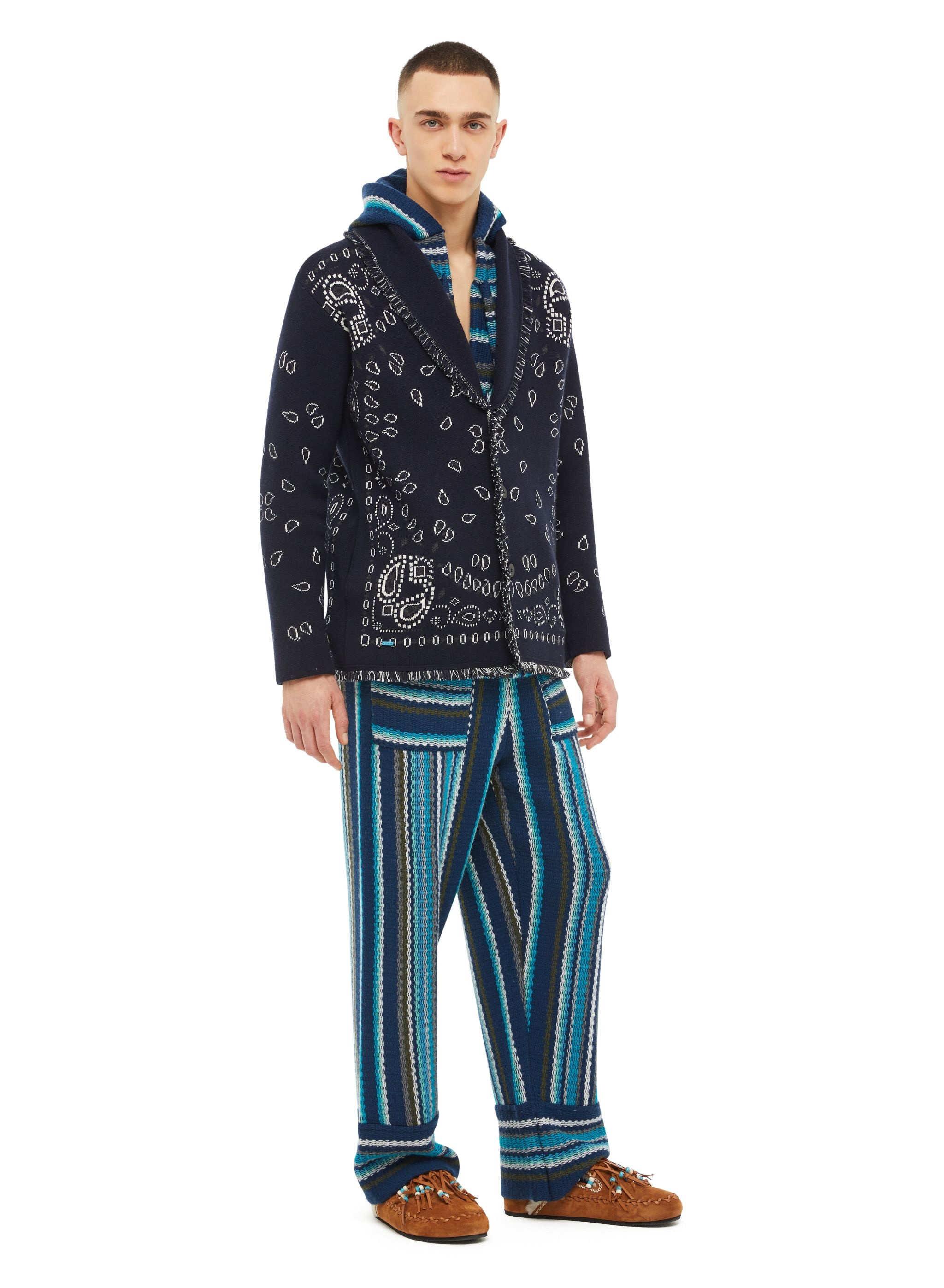 Bandana Jacquard Cardigan - 3
