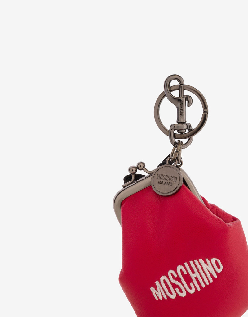 Moschino PADDED NAPPA LEATHER CHARM outlook