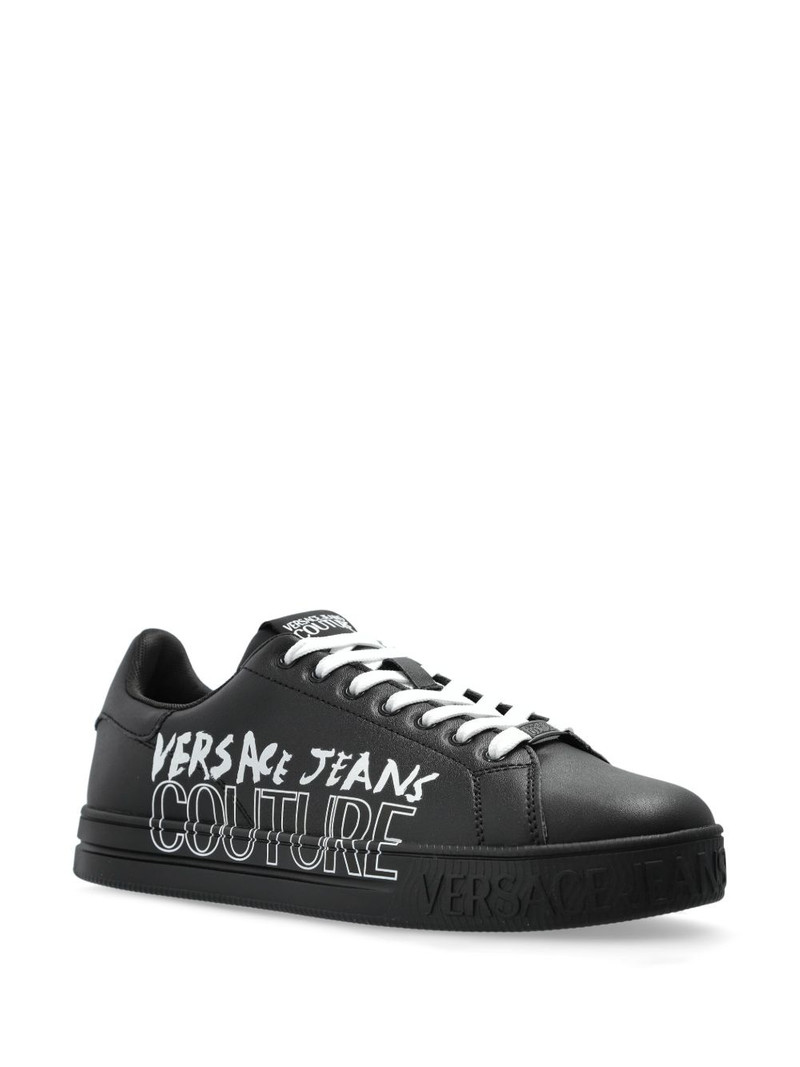 VERSACE JEANS COUTURE logo-print trainers outlook