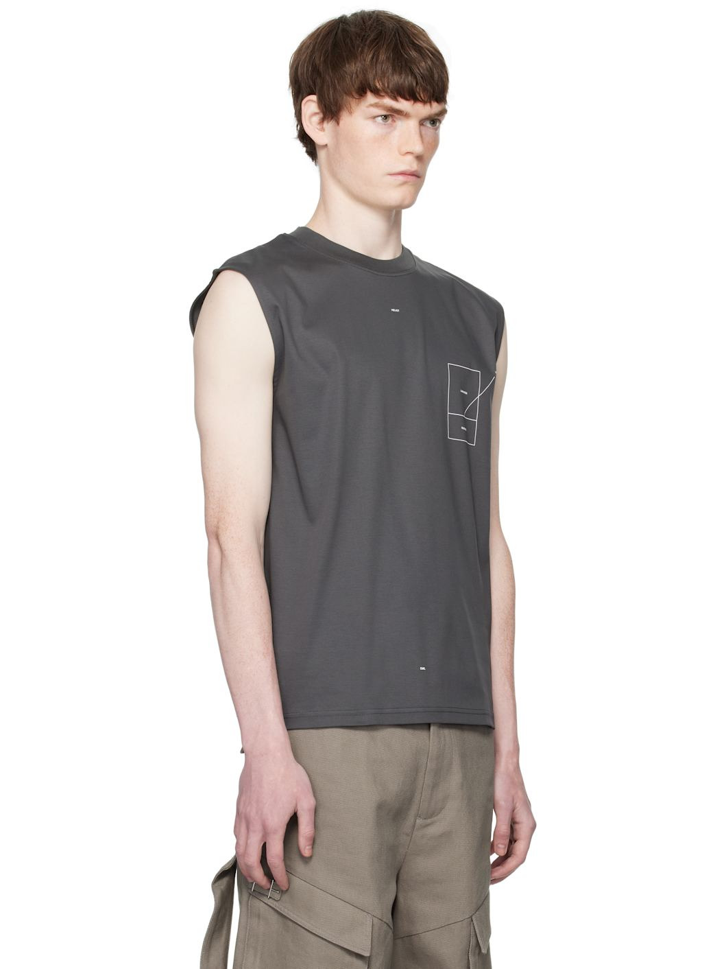 Gray Retina Tank Top - 2