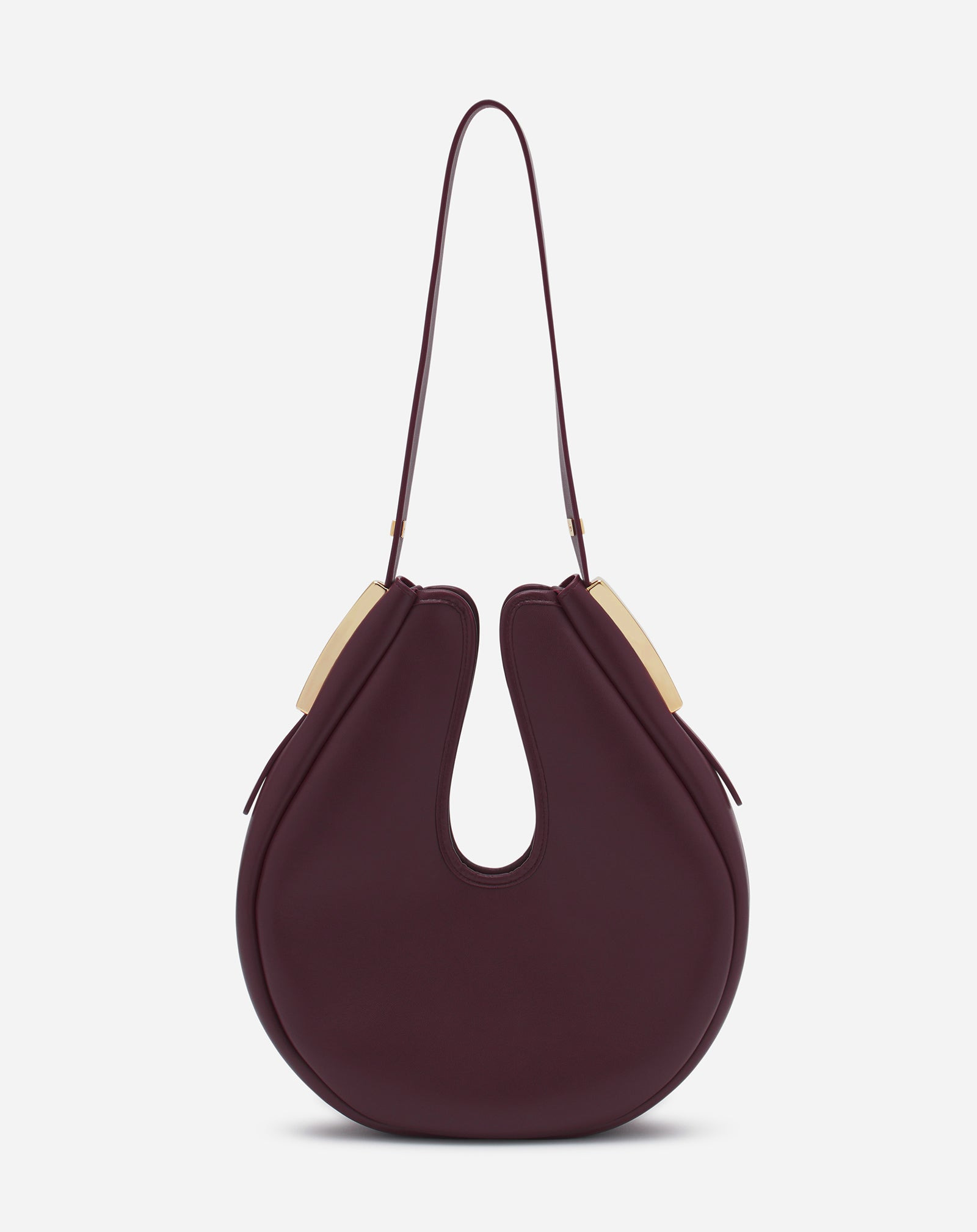 HOBO CYMBAL LEATHER BAG - 5