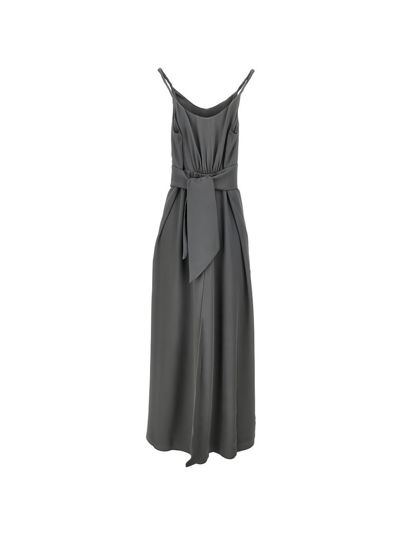 bow sleeveless maxi dress 1
