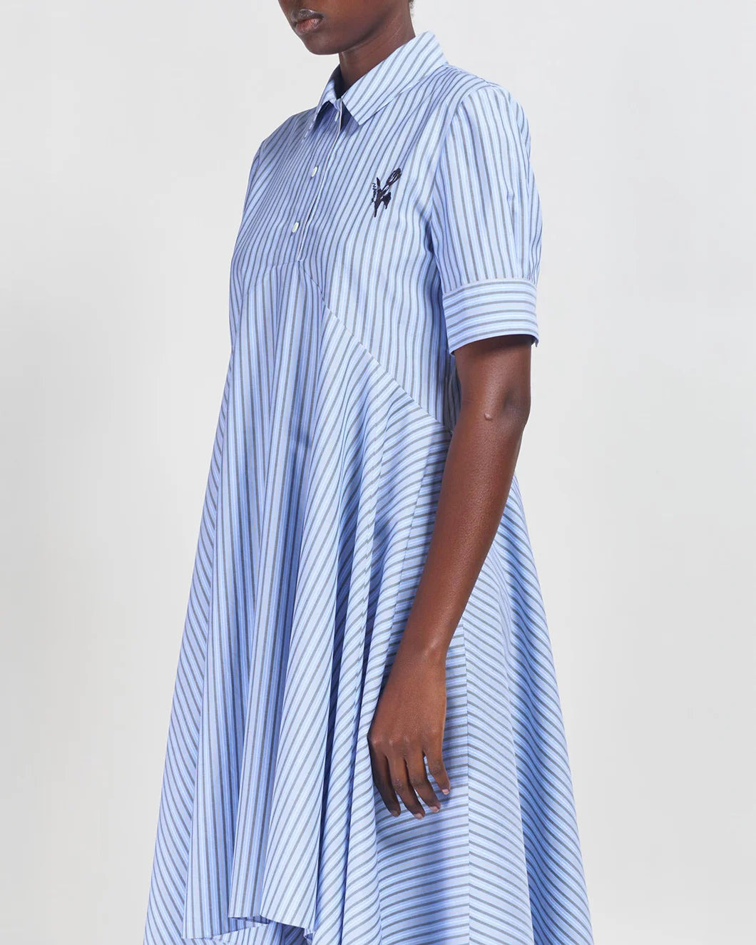 POLO DRESS WITH FLARED HEM - 3