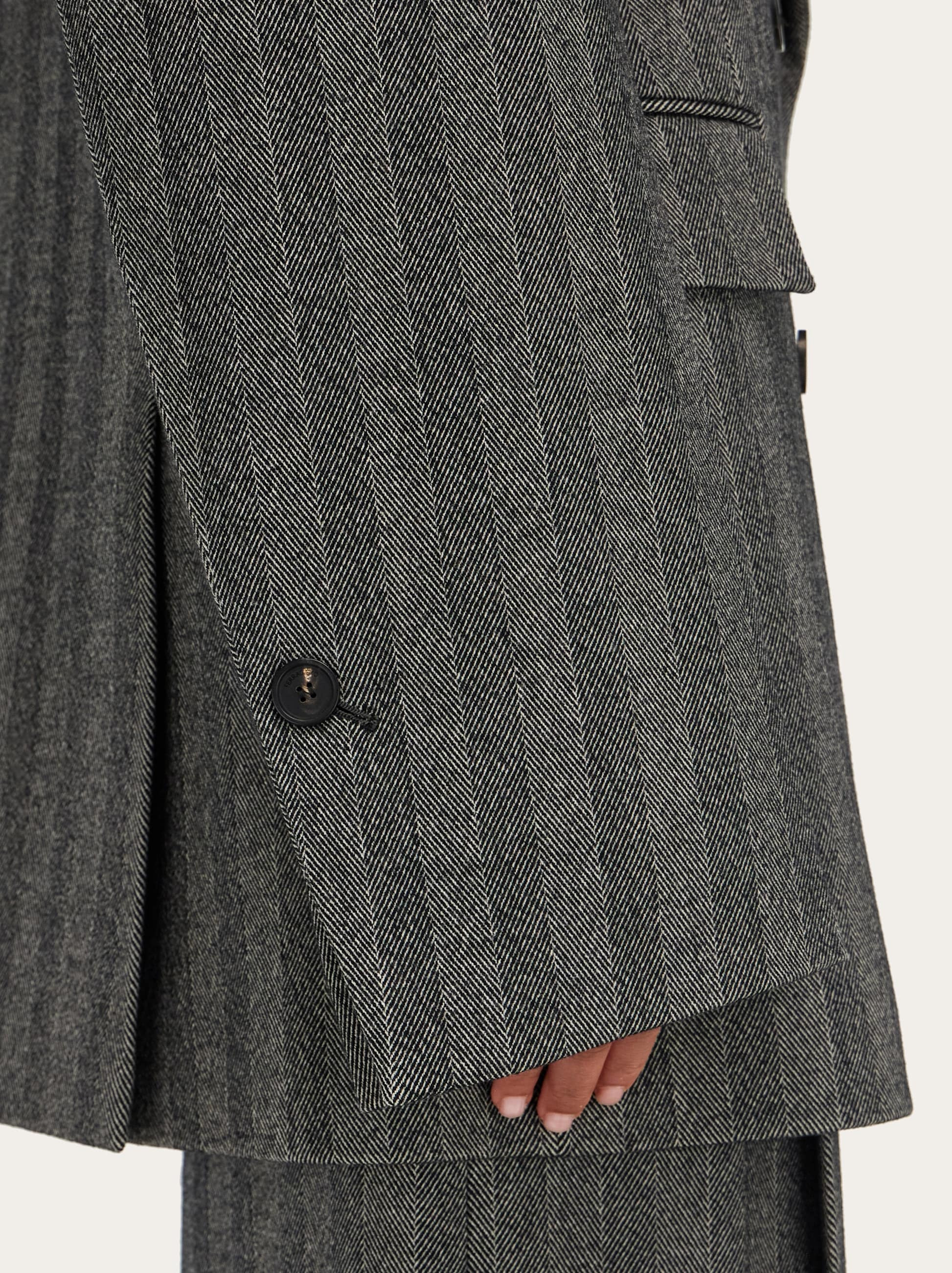 Oversize double breasted blazer - 6