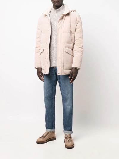 Brunello Cucinelli zip-up cashmere cardigan outlook