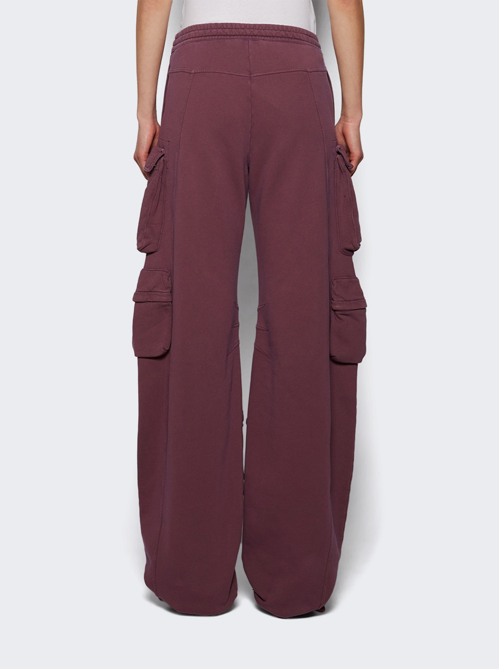 Fern Cargo Sweatpants Faded Mauve - 5