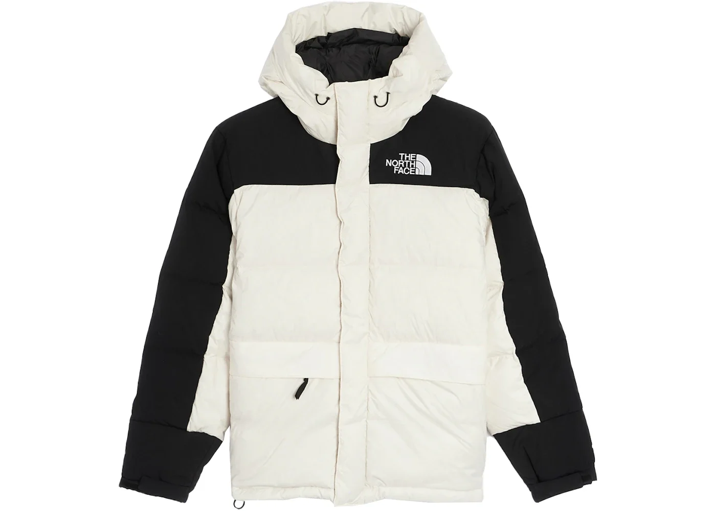 The North Face HMLYN Down Parka Jacket White Black - 1
