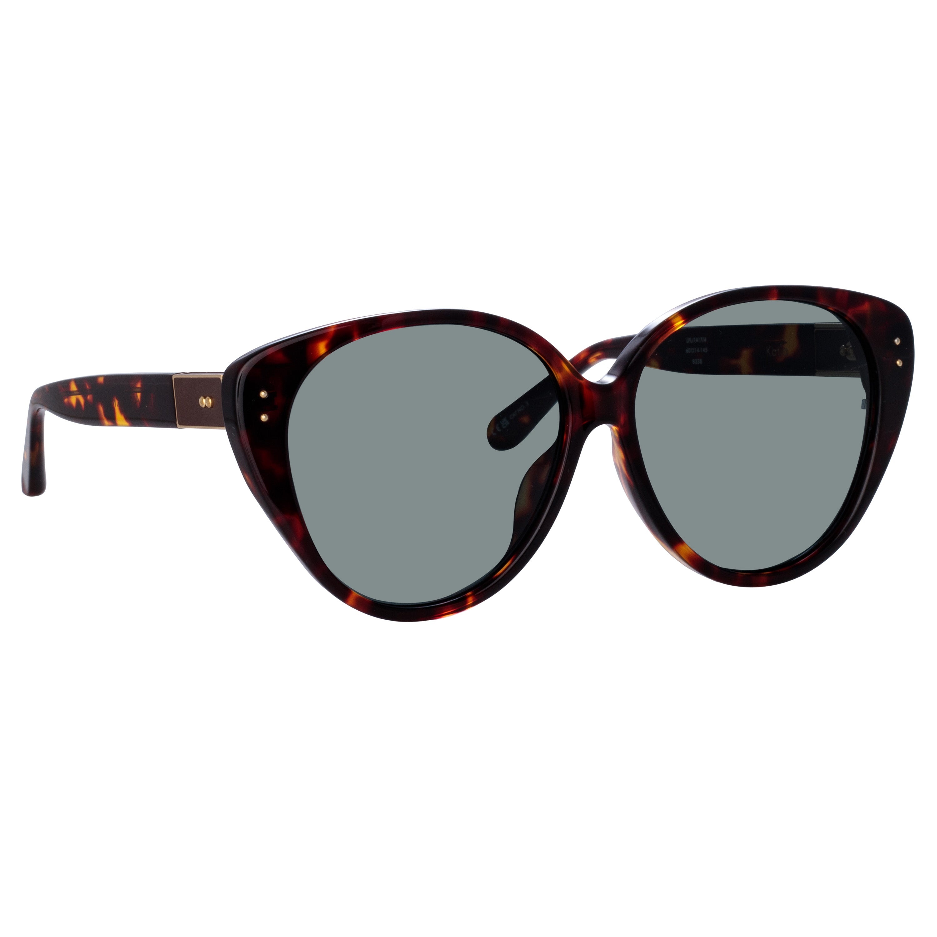 KATIA CAT EYE SUNGLASSES IN TORTOISESHELL - 2