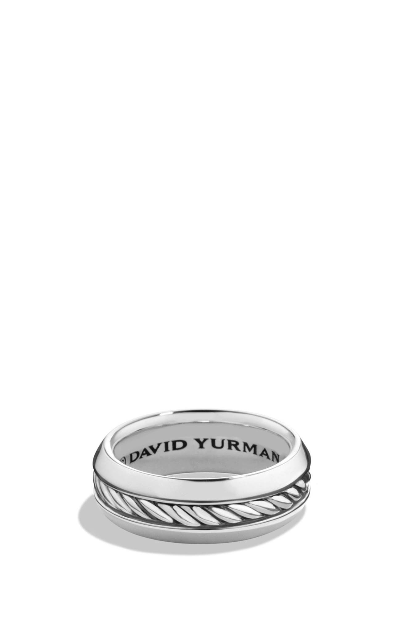 David Yurman Classic Cable Band Ring in Silver at Nordstrom - 2