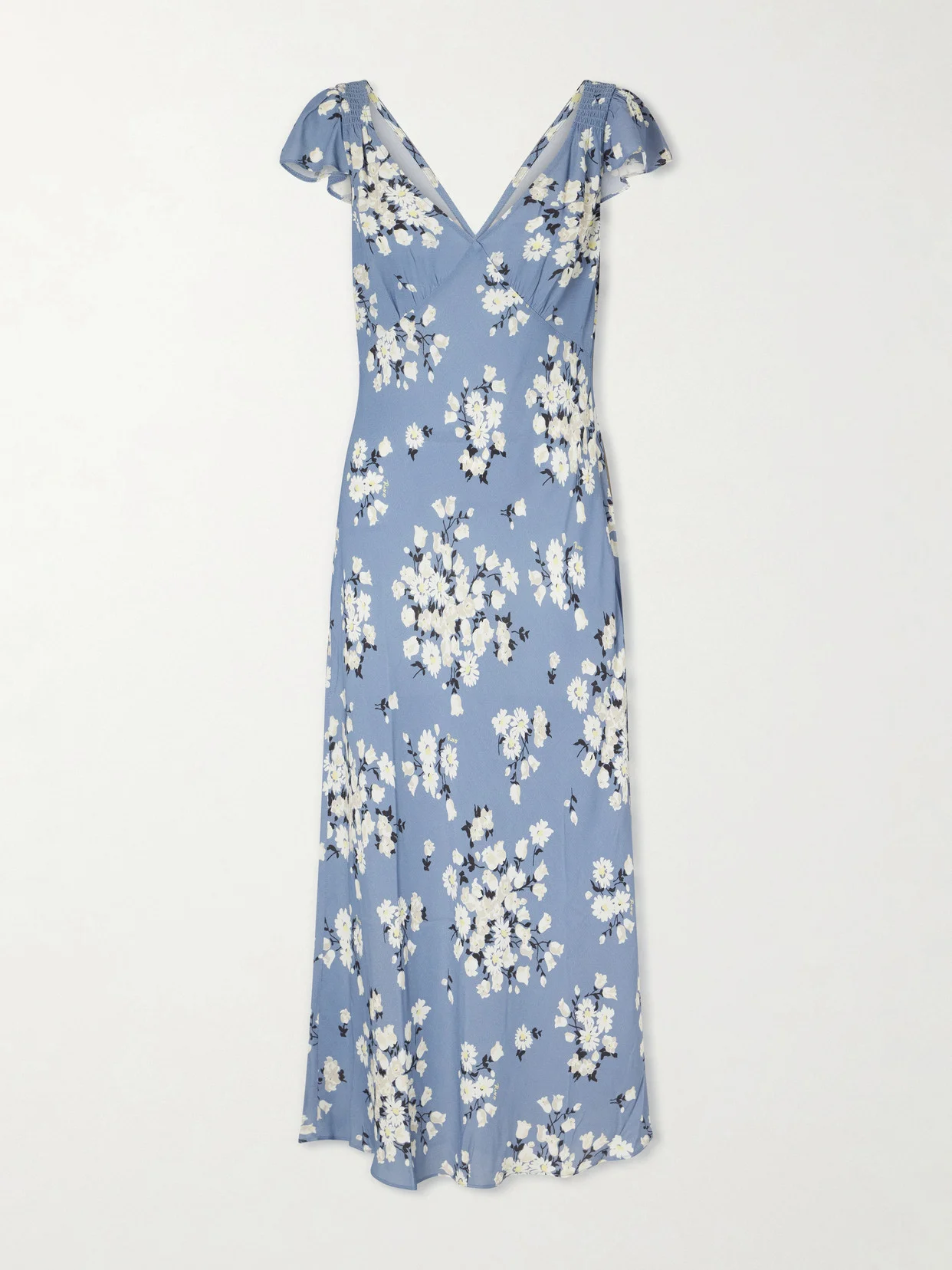 Cathy Floral-print Crepe Midi Dress - 1