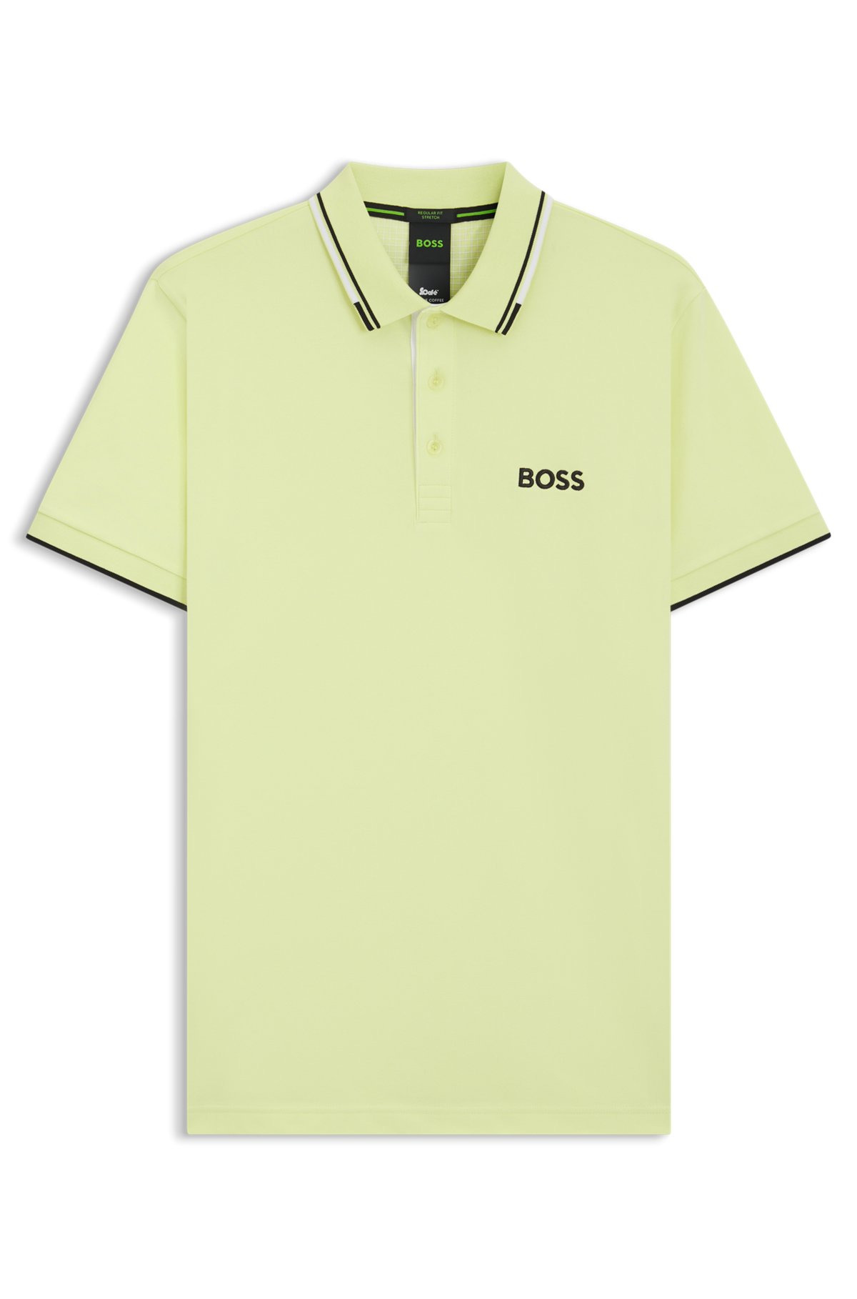 POLO SHIRT WITH CONTRAST LOGOS - 1