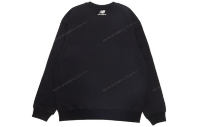 New Balance New Balance Casual Sports Sweatshirt 'Black Green' 5CC44333-BK outlook