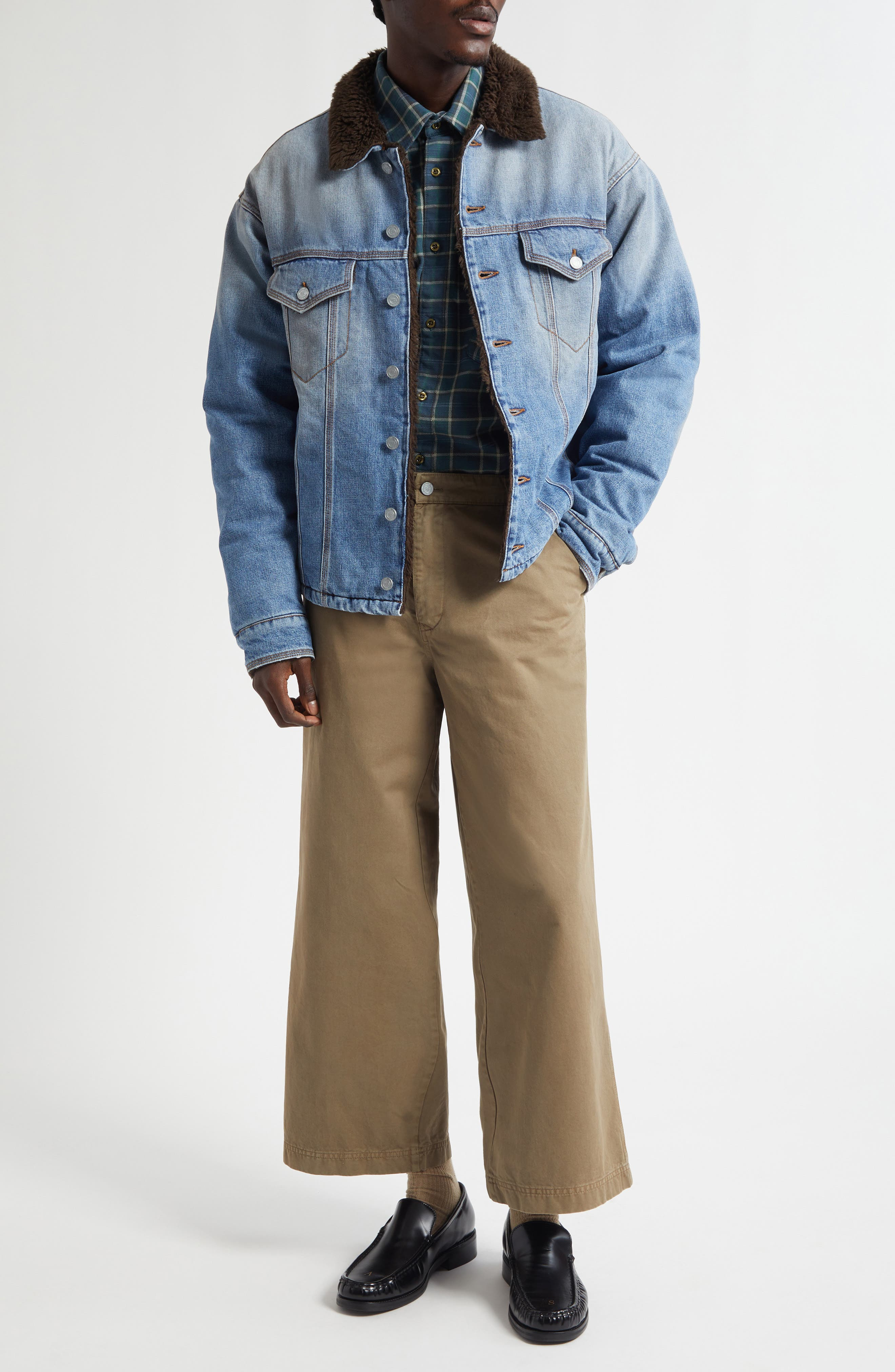 ERL Gender Inclusive Crop Chinos in Taupe at Nordstrom - 2