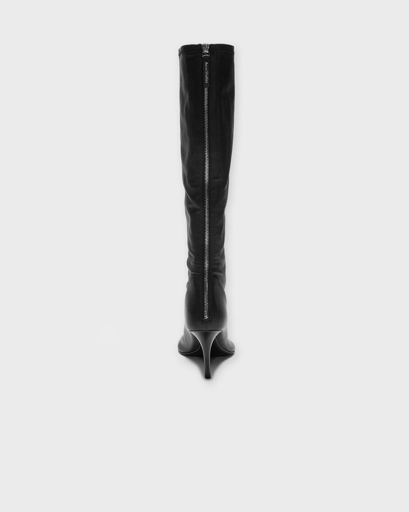 Acne Studios Boots High Leather Black outlook