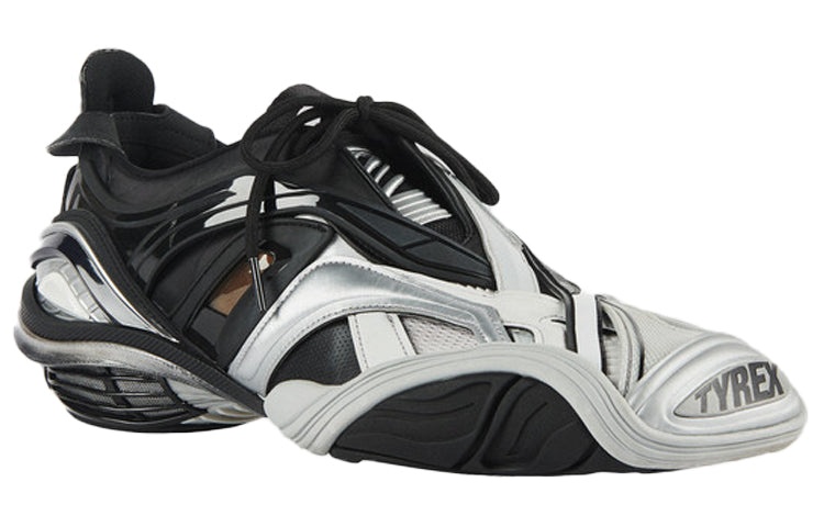 (WMNS) Balenciaga Tyrex Sport Shoes Black/Gray 617517W2CB11081 - 3