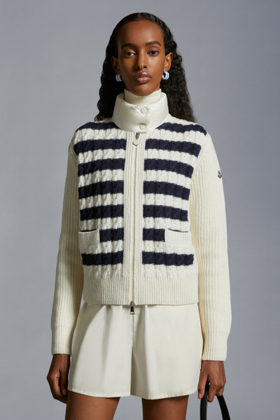 Moncler Padded Wool Cardigan outlook