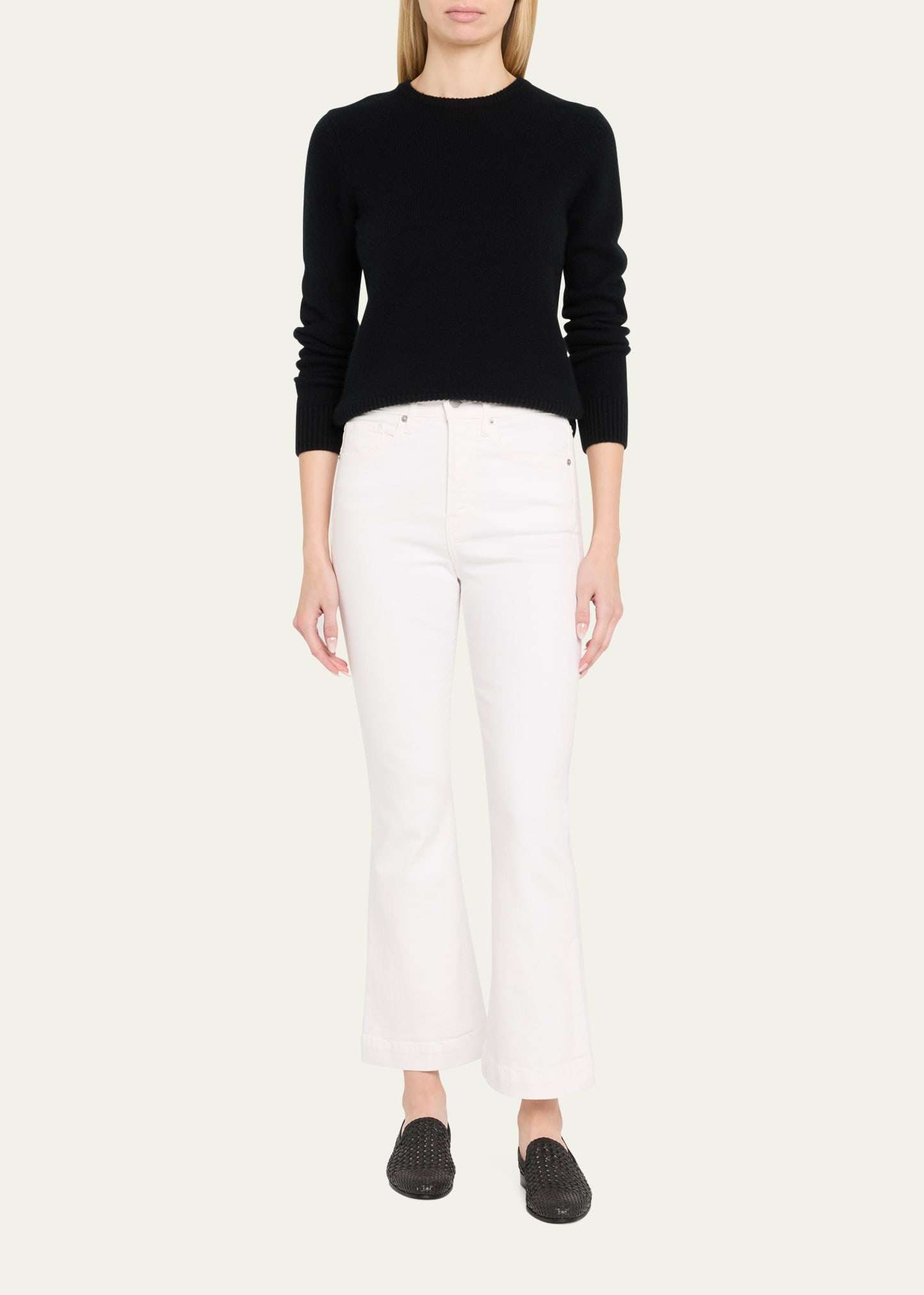 Carson High-Rise Ankle Flare Jeans - 2