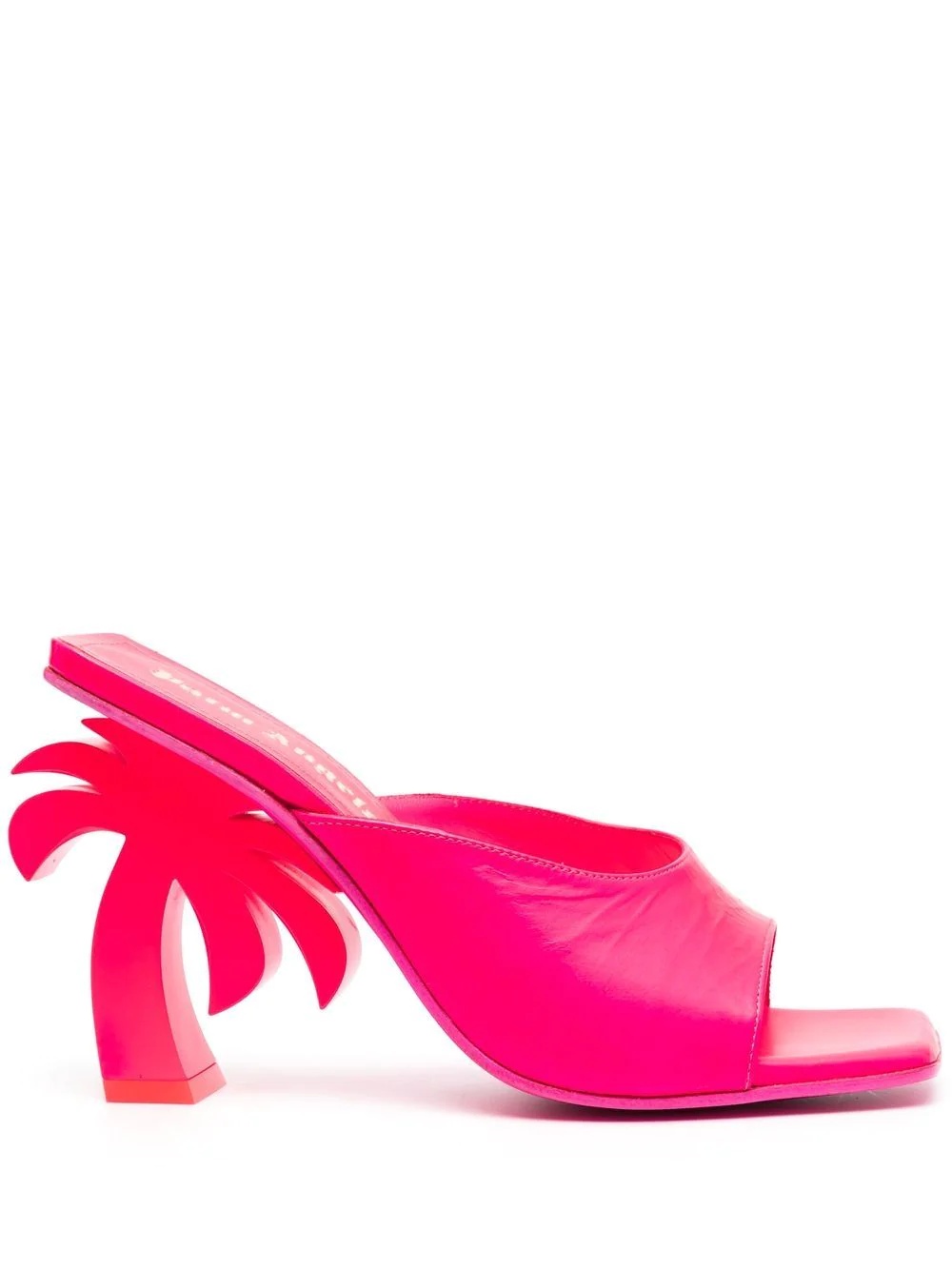Palm square-toe mules - 2