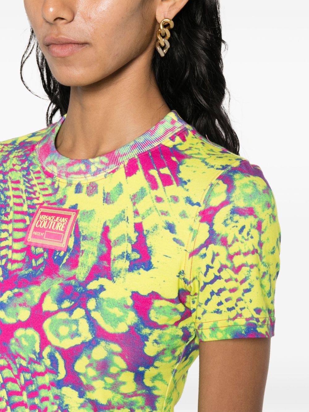 printed cotton T-shirt - 5