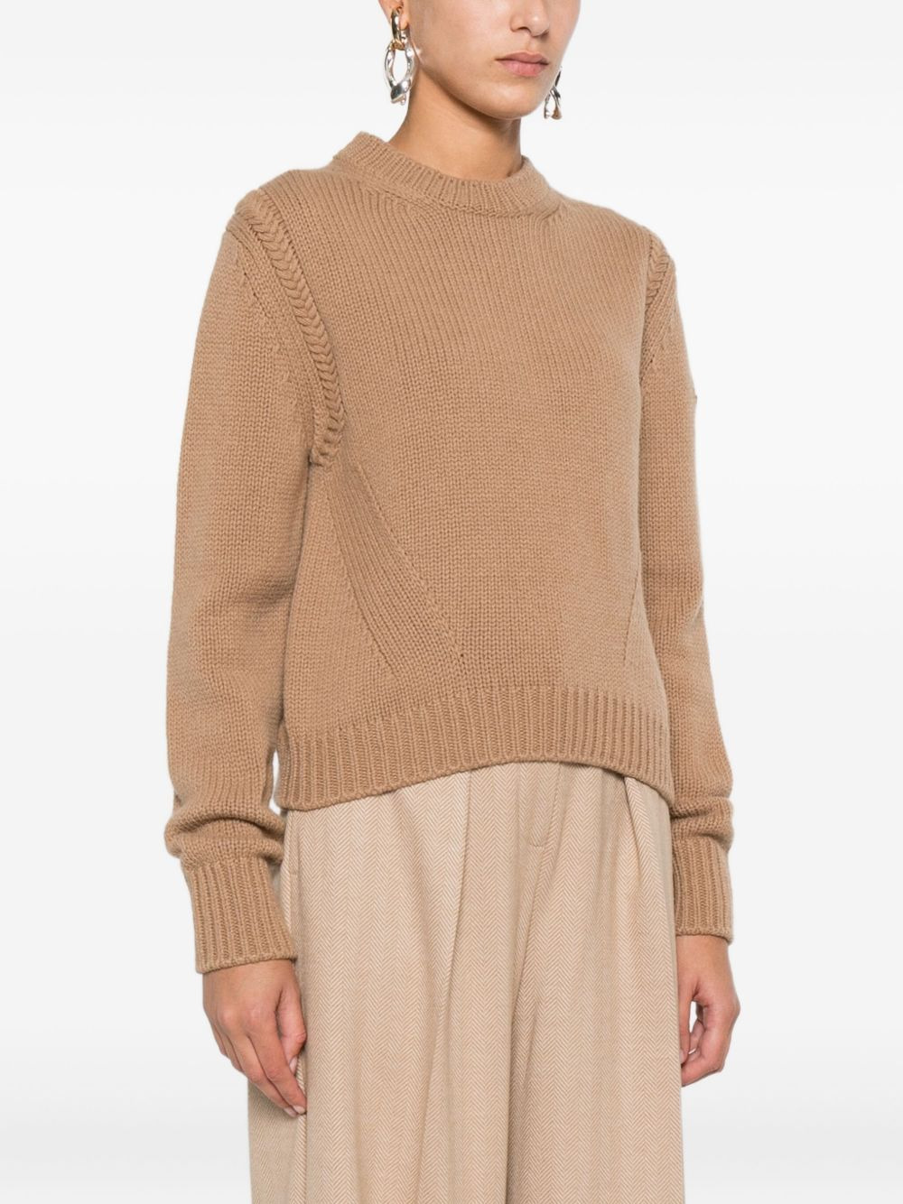 ribbed-knit jumper - 3