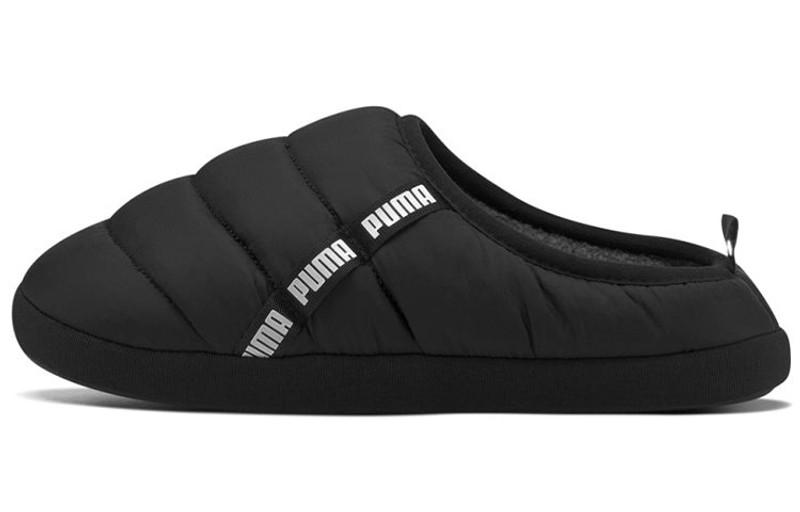 PUMA PUMA Scuff Slippers 'Black White' 384945-01 outlook