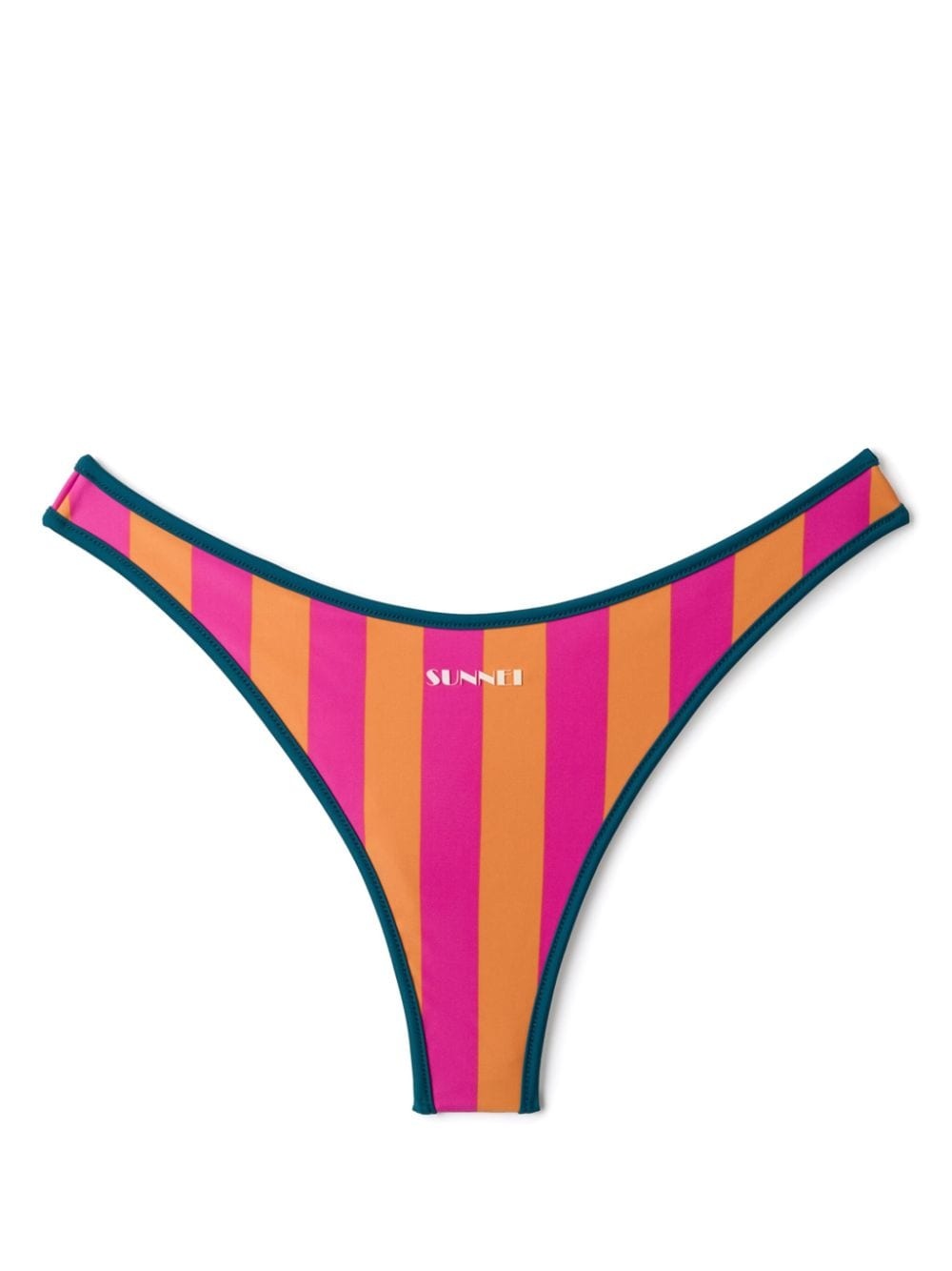 reversible striped bikini set - 4