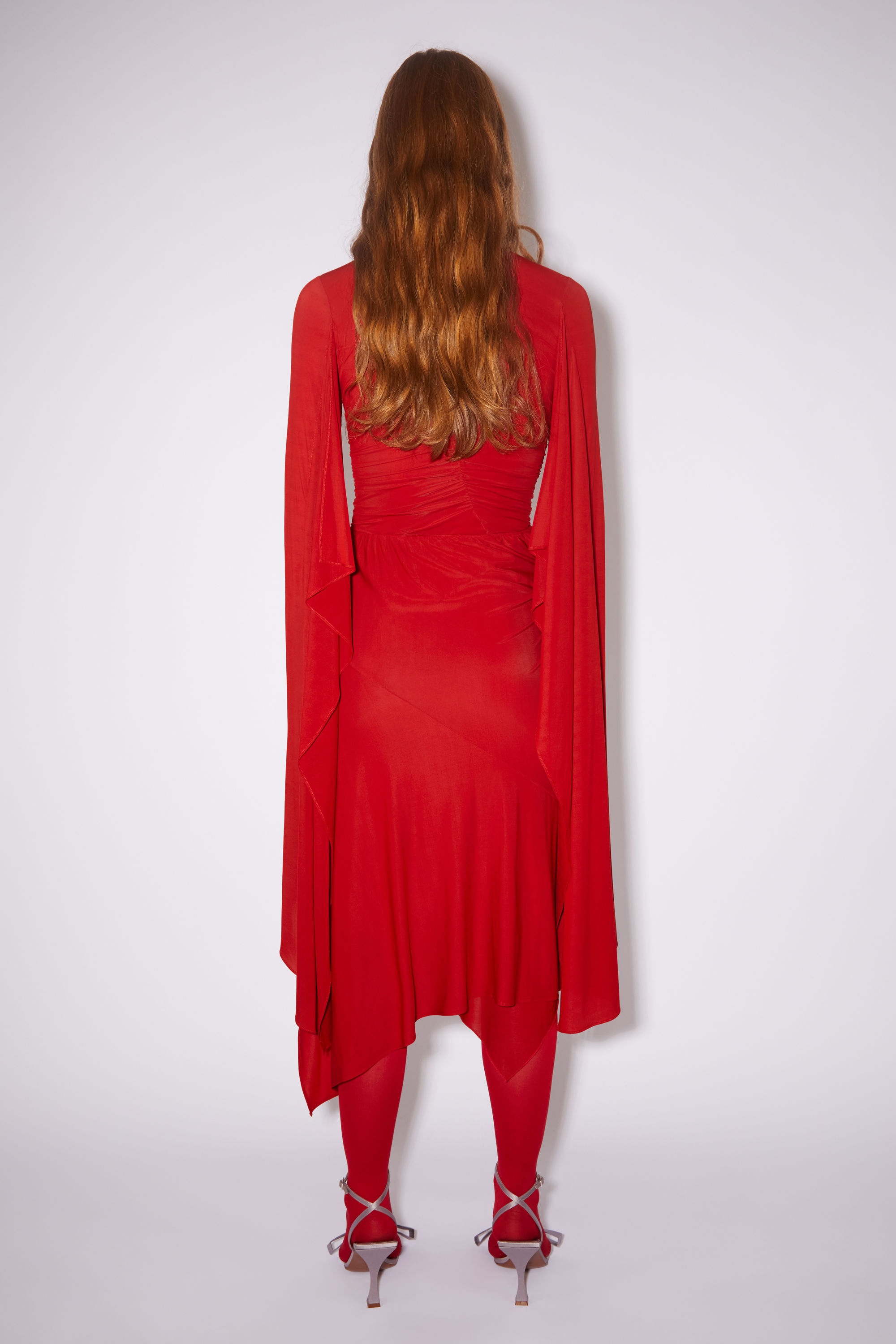 Heart draped skirt - Cardinal red - 3