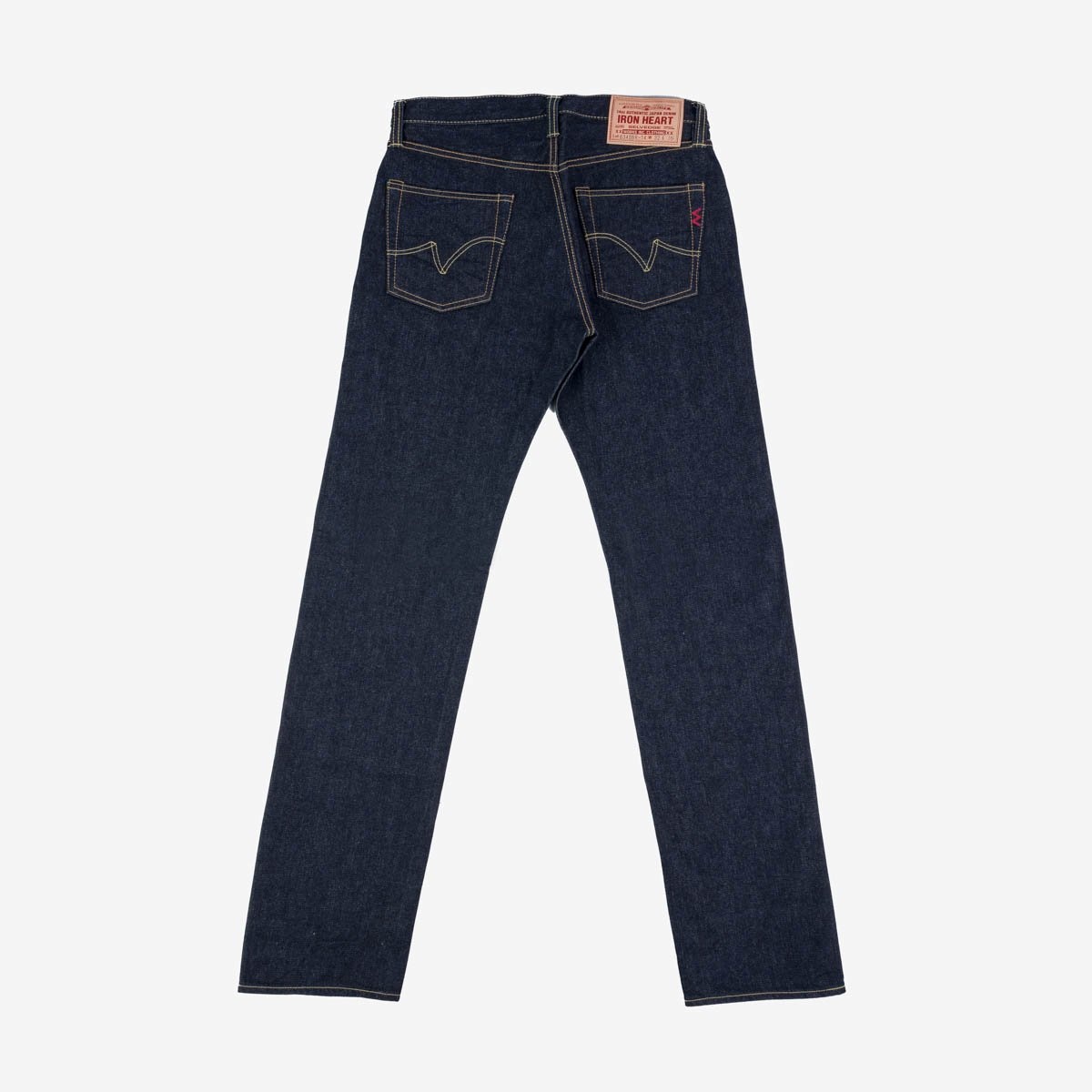 IH-634SBR-14 14oz Broken Twill Selvedge Denim Straight Cut Jeans - Indigo - 5