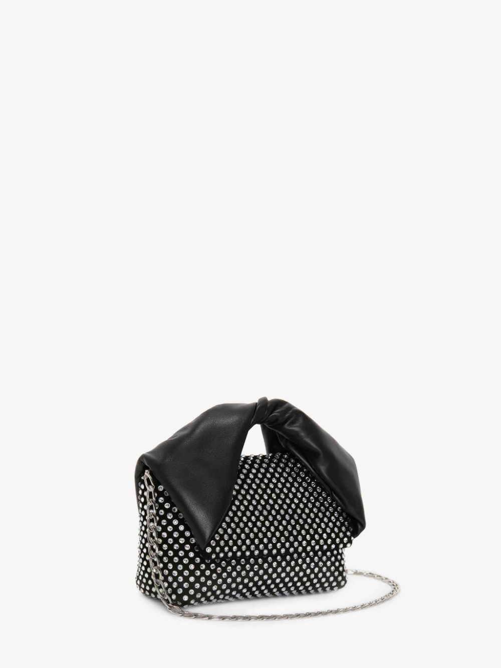 MEDIUM TWISTER - LEATHER TOP HANDLE BAG WITH CRYSTAL - 2