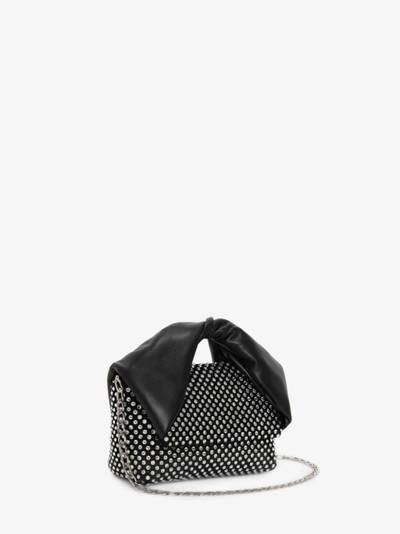 JW Anderson MEDIUM TWISTER - LEATHER TOP HANDLE BAG WITH CRYSTAL outlook