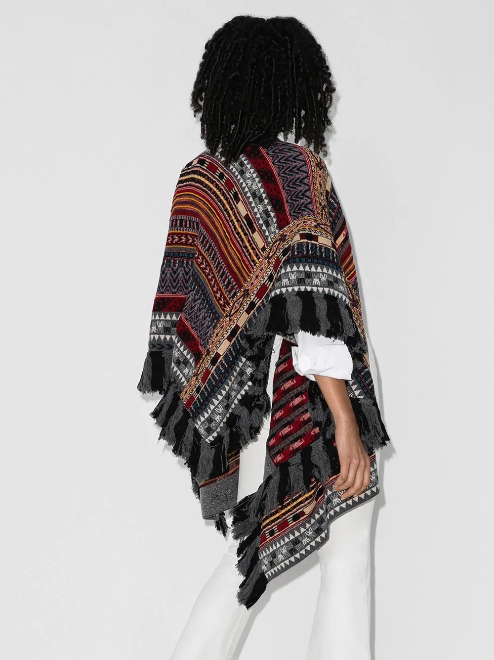 fringed poncho - 3