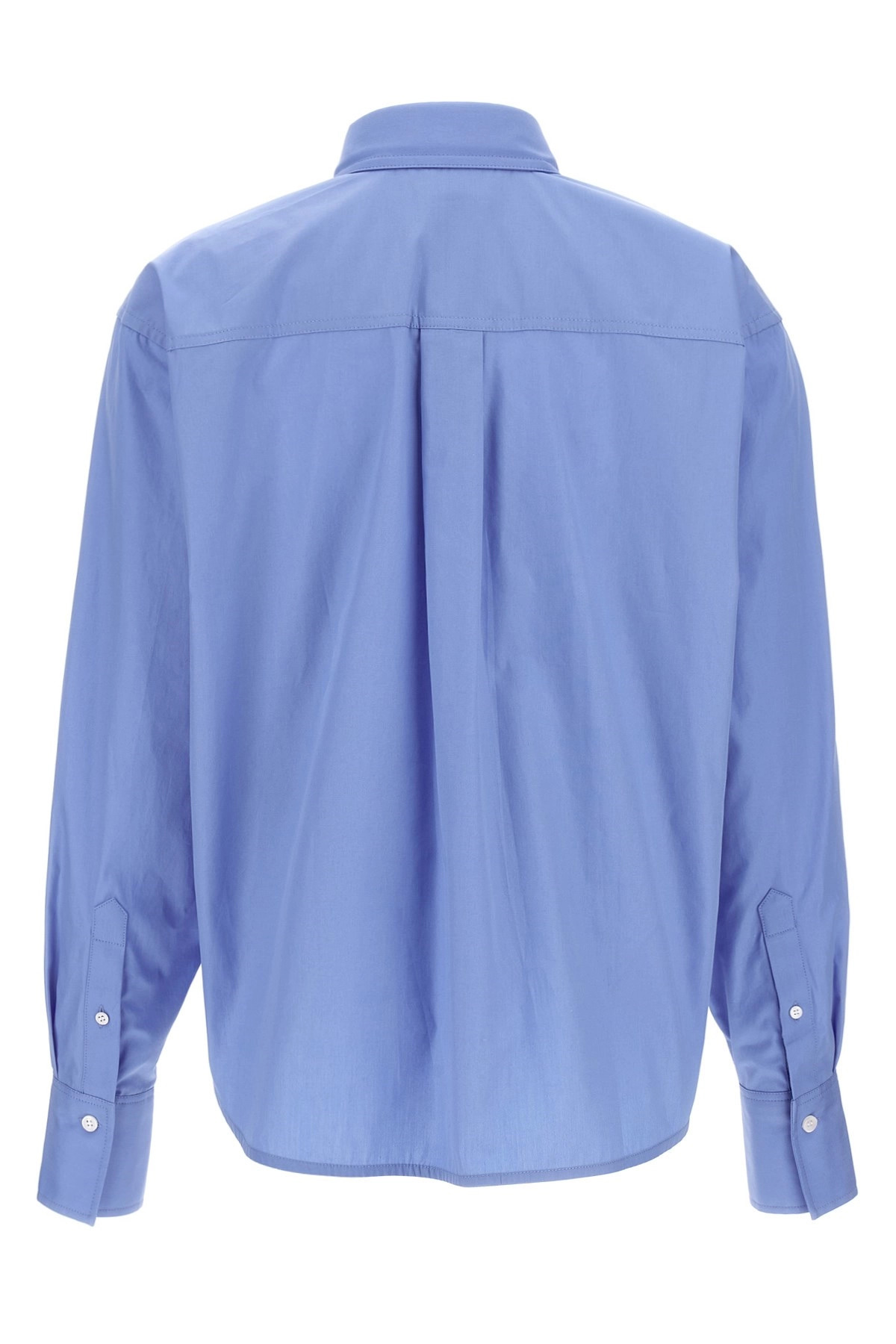 Cropped shirt with logo embroidery - 3