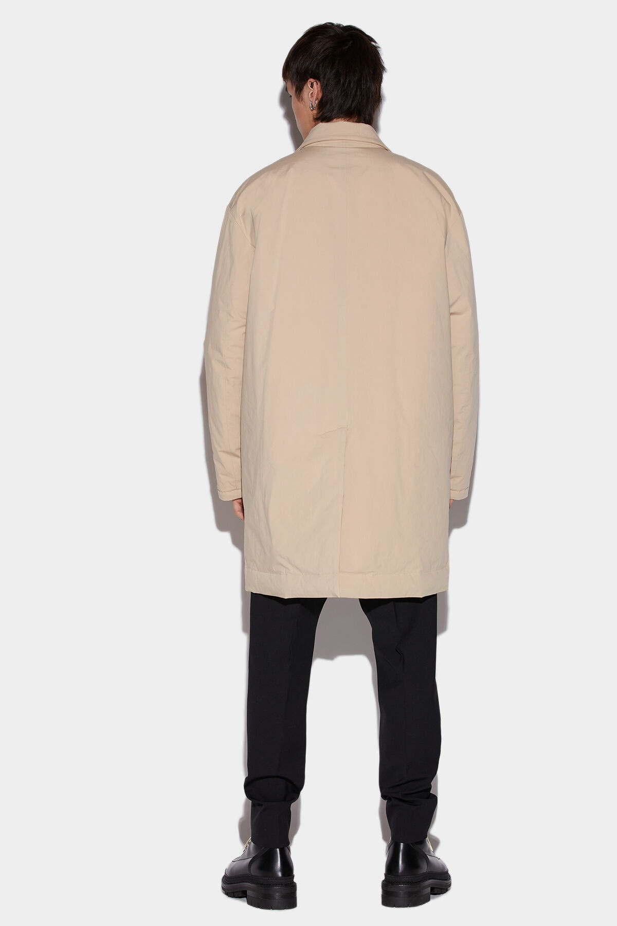 HIDDEN BUTTON COAT - 2