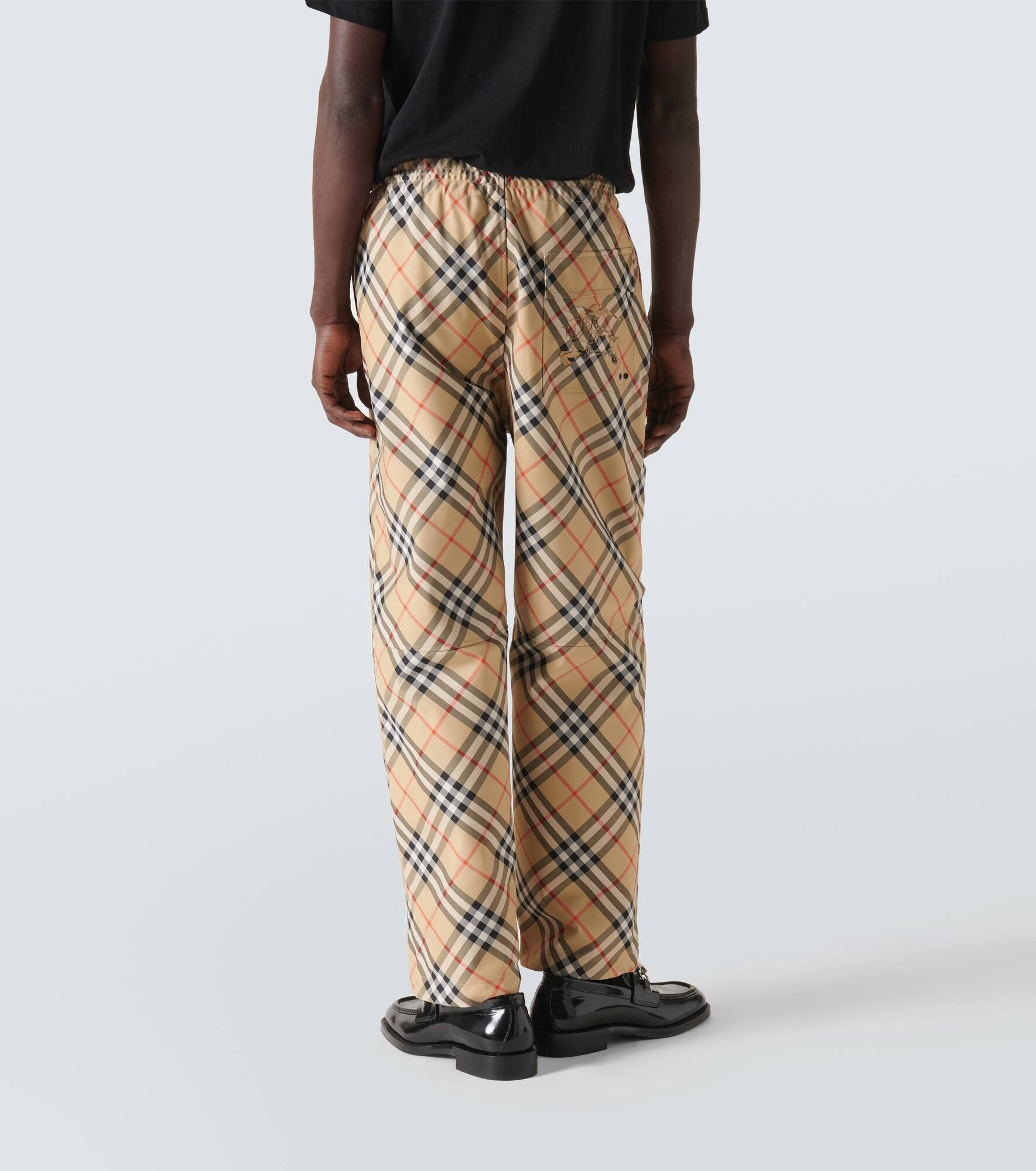 Checked track pants - 4